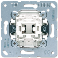 JUNG Мех Выключатель 1-клавишный кнопочный (1 НО контакт) с N-клеммой 534U фото
