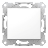 Sedna выключатель 1-клавишный 10А, белый SDN0100121 фото