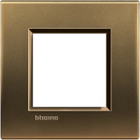 BTicino Living Light Бронза Рамка прямоугольная, 2 мод LNA4802BZ фото