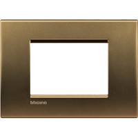 BTicino Livinglight Бронза рамка прямоугольная, 3 мод LNA4803BZ фото