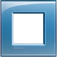 BTicino Living Light Голубой Рамка прямоугольная, 2 мод LNA4802AD фото
