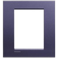 BTicino Living Light Синий шелк Рамка прямоугольная, 3+3 мод LNA4826CB фото