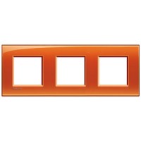 BTicino Livinglight Оранжевый рамка прямоугольная, 2+2+2 поста LNA4802M3OD фото