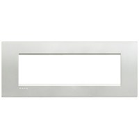 BTicino Livinglight Серебро рамка прямоугольная, 7 модулей LNA4807AG фото