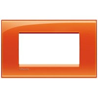 BTicino Livinglight Оранжевый рамка прямоугольная, 4 модуля LNA4804OD фото