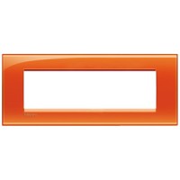 BTicino Livinglight Оранжевый рамка прямоугольная, 7 модулей LNA4807OD фото