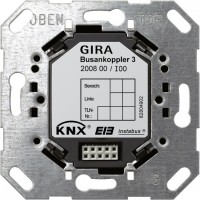Gira KNX Коплер (Шинный контроллер 3) монтаж в коробку 200800 фото