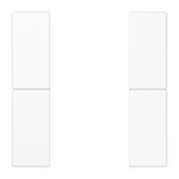 JUNG KNX Белый комплект накладок на кнопочный модуль 2гр LS502TSAWW фото