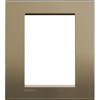BTicino Livinglight Коричневый шелк рамка прямоугольная, 3+3 мод LNA4826SQ фото