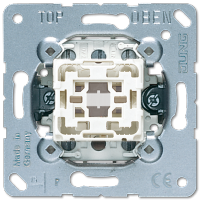 JUNG Мех Выключатель 1-клавишный кнопочный с нейтральным положением 531-41U фото