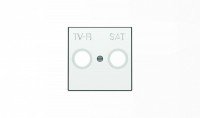 ABB SKY Альпийский белый Накладка для TV-R-SAT розетки 2CLA855010A1101 фото