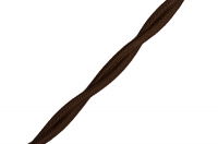 Bironi коричневый матовый витой провод 3*0,75 50м B1-432-72-50 фото