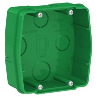 Blanca коробка внутренняя монтажная зеленая для силовых розеток BLNMK000001 фото
