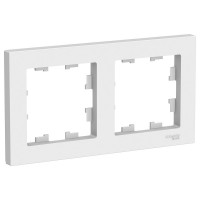 AtlasDesign Рамка 2-ая, универсальная, цвет белый ATN000102 фото
