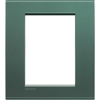 BTicino Livinglight Зелёный шелк рамка прямоугольная, 3+3 модуля LNA4826PK фото
