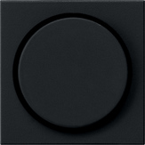 Gira S-55 Черный Матовый Накладка светорегулятора поворотного 0650005 фото