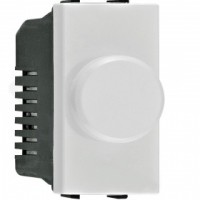 ABB NIE Zenit Бел Механизм электронного поворотного светорегулятора 500 Вт, 1-модульный 2CLA216010N1101 фото