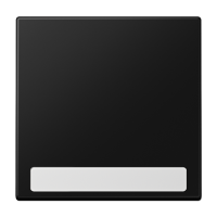 Jung LS 990 Черный матовый Клавиша 1-ая с полем для надписи LS990NASWM фото