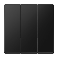 JUNG LS 990 Черный матовый Клавиша 3-ая LS993BFSWM фото
