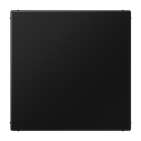 JUNG LS 990 Черный матовый Крышка без отверстий, с суппортом, фиксация защелкиванием LS994BSWM фото