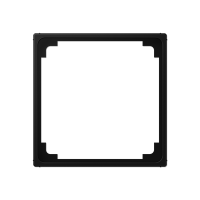 Jung A Flow/A 550 Черный матовый Промежуточная рамка на платы 50х50 A590ZSWM фото