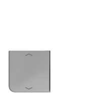 JUNG клавиша с символом для 3 и 4-клавишного пульта KNX, серая, для серии CD ( нижняя левая верхняя правая  и нижняя левая) CD404TSAPGR23 фото
