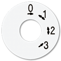 JUNG диск со шкалой, белый SKS1101-4WW фото