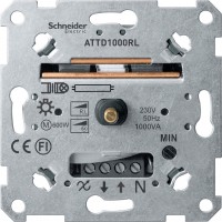 Schneider Electric Merten Механизм Светорегулятора поворотного 60-1000ВА для л/н и обм тр-ров MTN5135-0000 фото