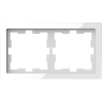 Merten D-Life Белый Кристалл Рамка 2-ая MTN4020-6520 фото