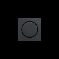 JUNG EcoProfi Черный матовый Накладка светорегулятора поворотного EP1540BFSWM фото