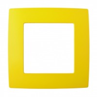 ЭРА Рамка на 1 пост, жёлтый Б0019386 фото
