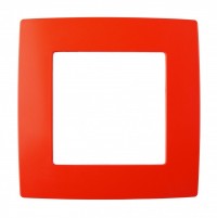 ЭРА 12-5001-23 Красный рамка на 1 пост, 12 Б0019388 фото