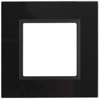 ЭРА 14-5101-05 Elegance Черный/антрацит стекло рамка 1-ая Б0034474 фото