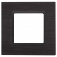 ЭРА 14-5201-05 Elegance Черный/антрацит металл рамка 1-ая Б0034543 фото
