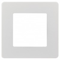 ЭРА рамка для розеток и выключателей Серия 12 12-5101-01 на 1 пост, Сатин, белый Б0052499 фото