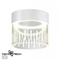 Novotech 359001 OVER NT23 000 белый Светильник накладной светодиодный IP20 LED 4000K 10W 85-265V AURA 359001 фото