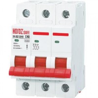 Horoz Electric 114-002-3040 3P 40A C 4.5kA 400V Миниатюрный Автоматический Выключатель SAFE (MCB 3P C40) HRZ00002643 фото