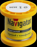 Navigator Припой 93 079 NEM-Pos02-63K-1-K50 (ПОС-63, катушка, 1 мм, 50 гр) 93079 фото