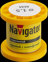 Navigator Припой 93 080 NEM-Pos02-63K-1.5-K50 (ПОС-63, катушка, 1.5 мм, 50 гр) 93080 фото