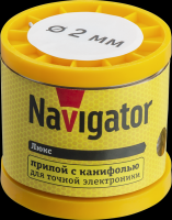 Navigator Припой 93 087 NEM-Pos02-61K-2-K200 (ПОС-61, катушка, 2 мм, 200 гр) 93087 фото