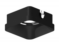 Ambrella Насадка передняя для корпуса светильника с размером отверстия 70*70mm N7702 SBK черный песок 70*70*H35mm Out10mm MR16 N7702 фото