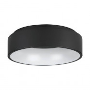 Eglo 390049 Потолочный светильник MARGHERA2, LED 25,5W, 3000lm, H135, Ø450, сталь, черный/пластик, белый 390049 фото