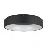 Eglo 390051 Потолочный светильник MARGHERA2, LED 34W, 4000lm, H135, Ø595, сталь, черный/пластик, белый 390051 фото