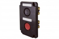 TDM Пост кнопочный ПКЕ 112-2 У3, красная и черная кнопки, IP40 SQ0742-0012 фото