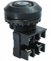 Электротехник ВК30-10-11110-54 У2, черный, 1з+1р, цилиндр, IP54, 10А, 660В, выключатель кнопочный  (ЭТ) ET052701 фото