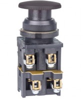 Электротехник КЕ-022 У3 исп.2, черный, 3з+1р, гриб без фиксации, IP40, 10А, 660В, выключатель кнопочный  (ЭТ) ET511658 фото