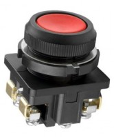 Электротехник КЕ-011 У3 исп.3, красный, 2р, цилиндр, IP40, 10А ,660В, выключатель кнопочный  (ЭТ) ET511660 фото