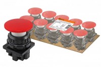 TDM Выключатель кнопочный КЕ 021-У2-исп.4 гриб без фиксации красный 1з 10A 660B IP40 SQ0753-0022 фото