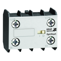 КЭАЗ Блок контактный OptiStart K-MX-1011 фронтальный 1НО+1НЗ для мини-контакторов M 335852 фото
