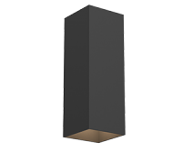 Varton Светодиодный светильник WL-Cube настенный 10 Вт 3000 K 80х80х230 мм угол 60° IP54 RAL9005 черный муар V1-R5-91513-21000-5401030 фото